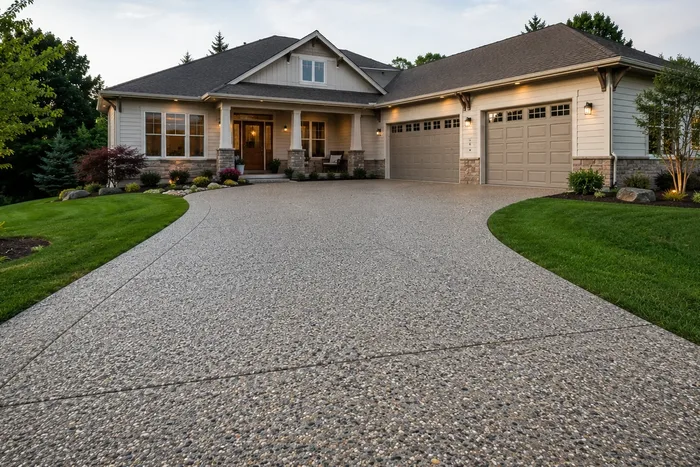 Exposed Aggregate Driveway